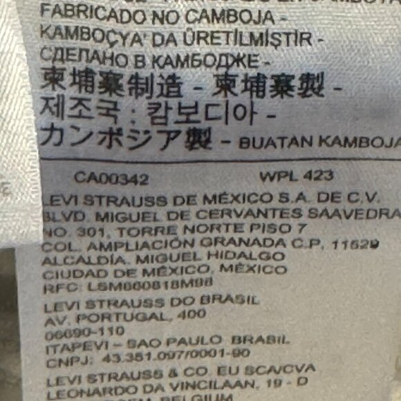 Levi's 501 women's white denim button fly cut off Daisy Duke shorts sz 29 - Picture 12 of 14